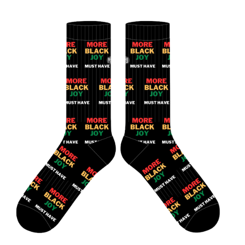 MORE BLACK JOY SOCKS