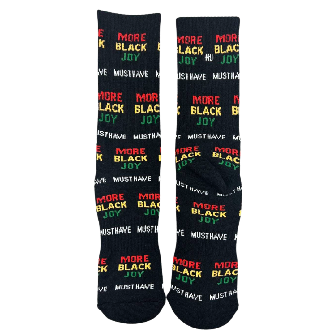More Black Joy v2 - All Over Print Socks