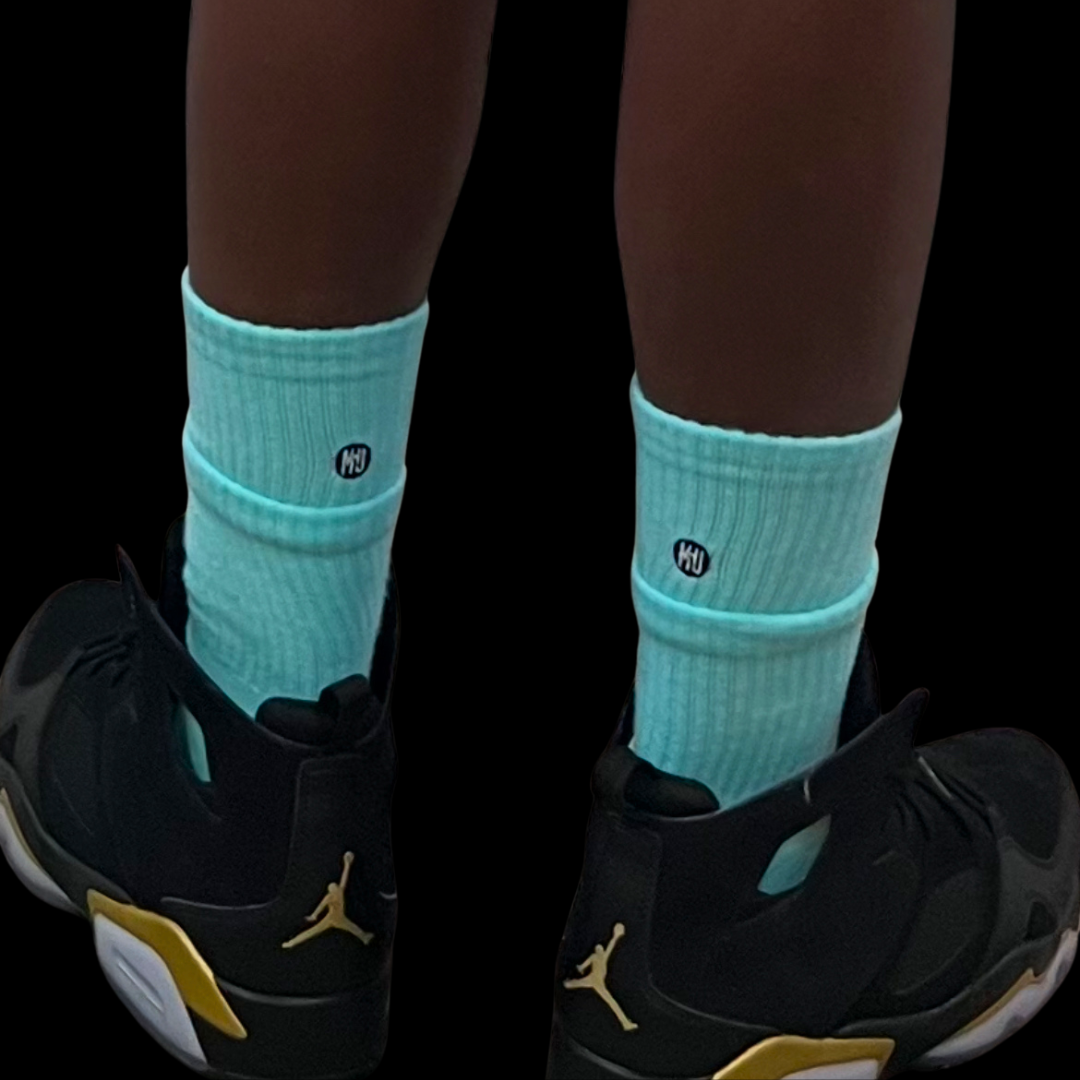 MHJ - Tiffany Blue - Crew Socks