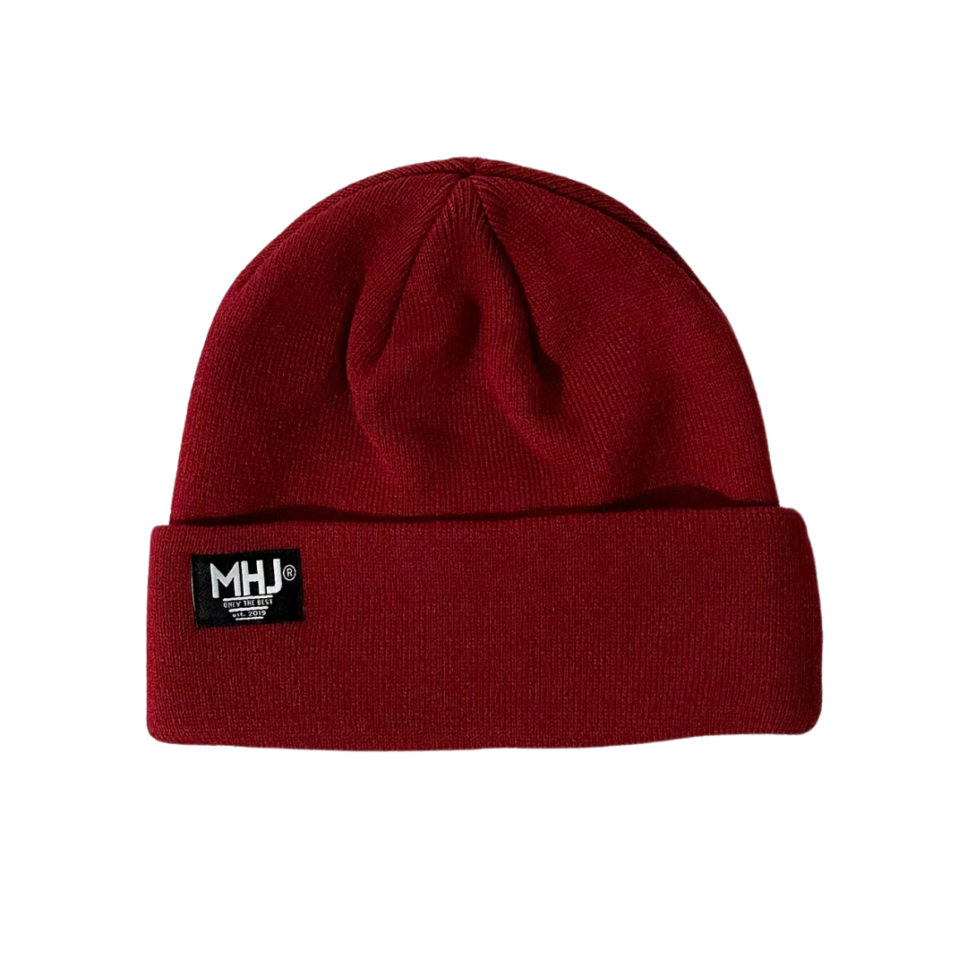 MHJ - Maroon Beanie