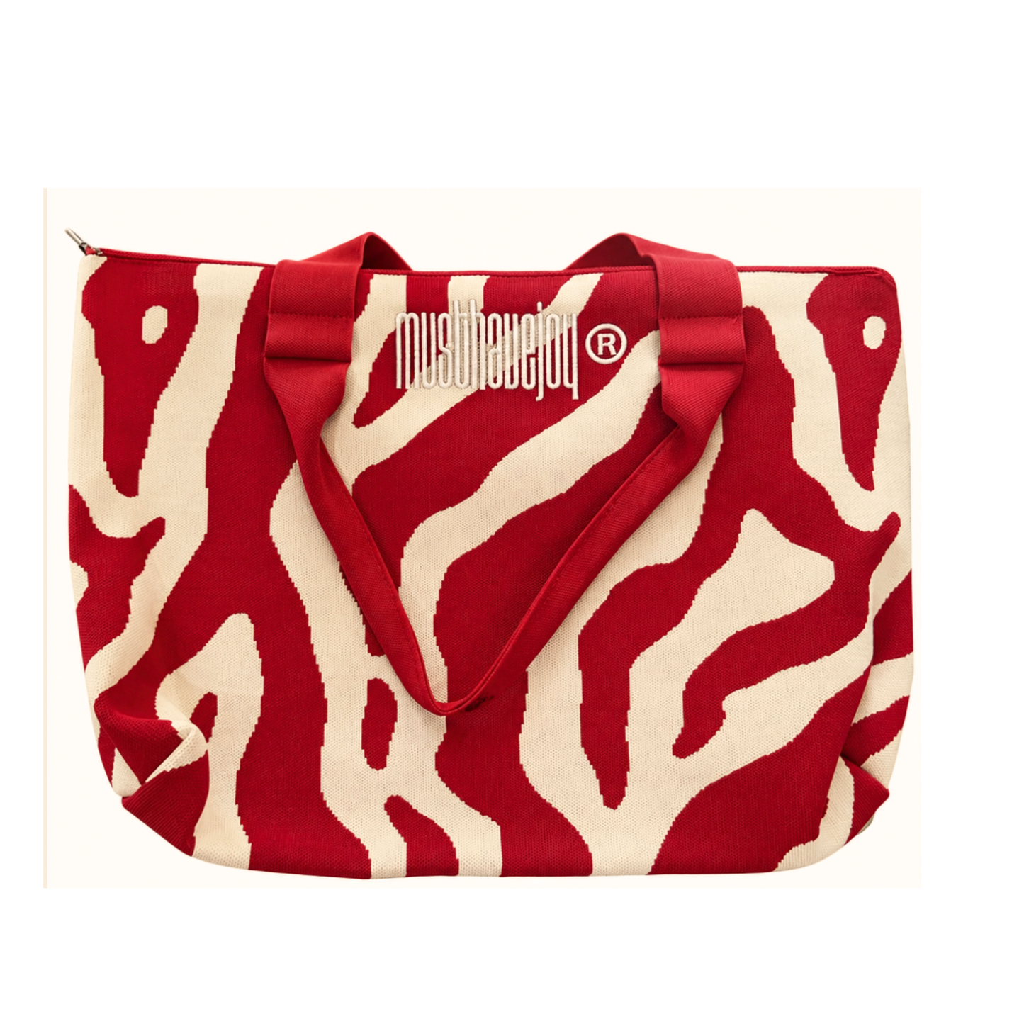 OOPS LARGE Crimson/Cream Tote