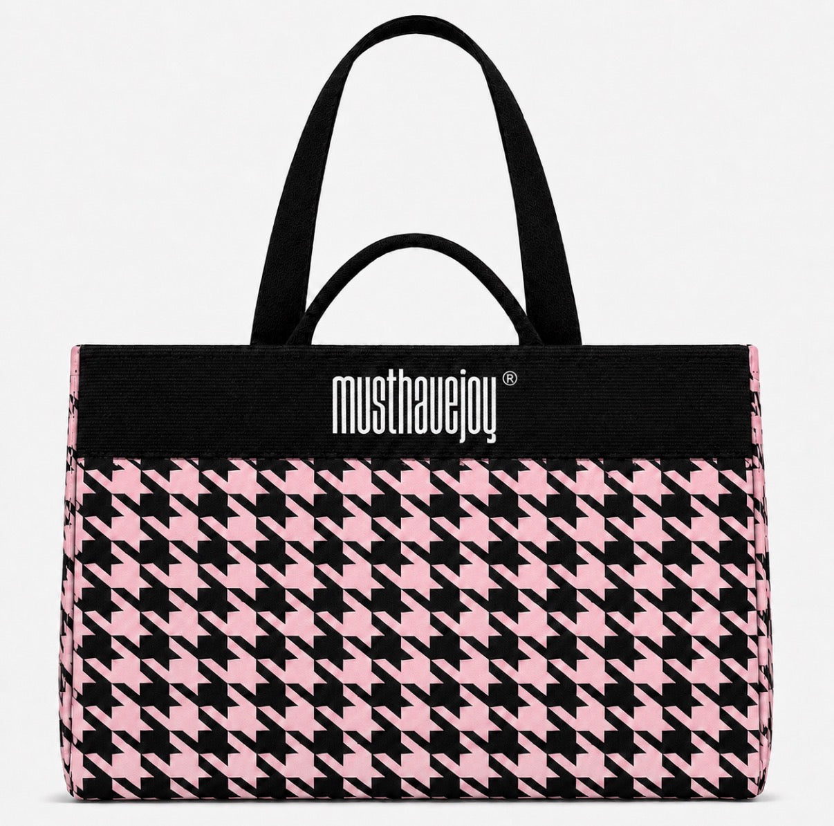 LRG Houndstooth Knit Tote
