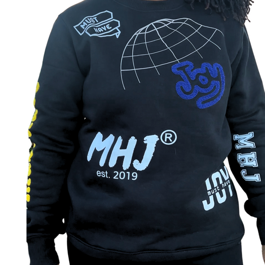 MHJ All Over Me Logo Sweatshirt