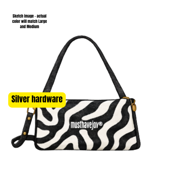 MINI MHJ Untamed Joy Zebra - Knit Bag