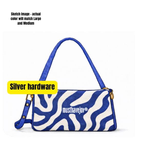 MINI MHJ Untamed Joy Zebra - Knit Bag