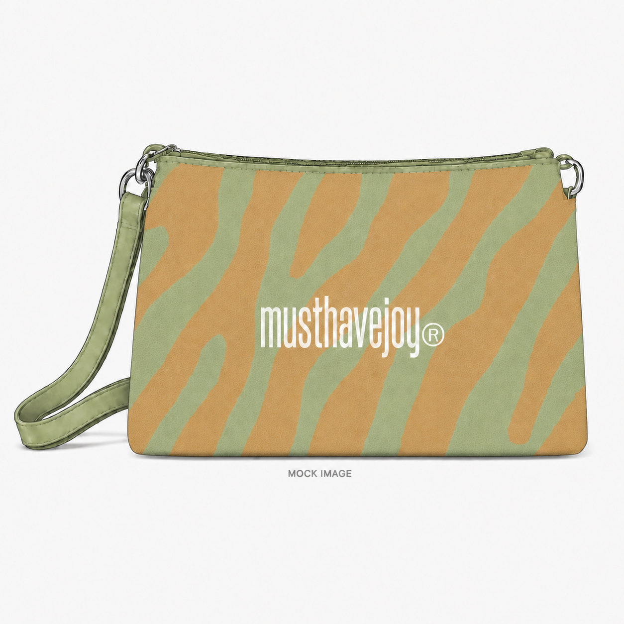 MHJ Untamed Pistachio/Tan Knit Tote