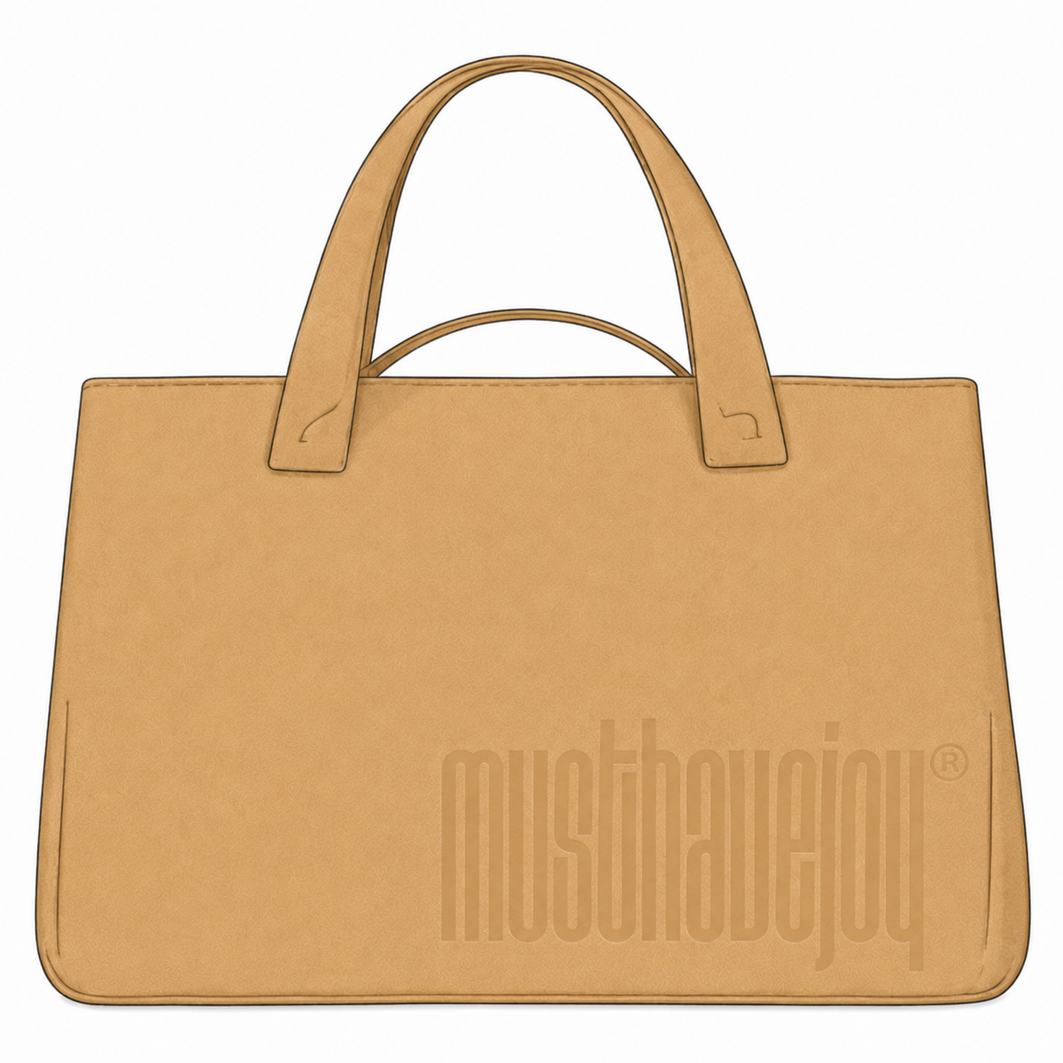 MEDIUM MHJ Untamed Joy Solid - Knit Tote