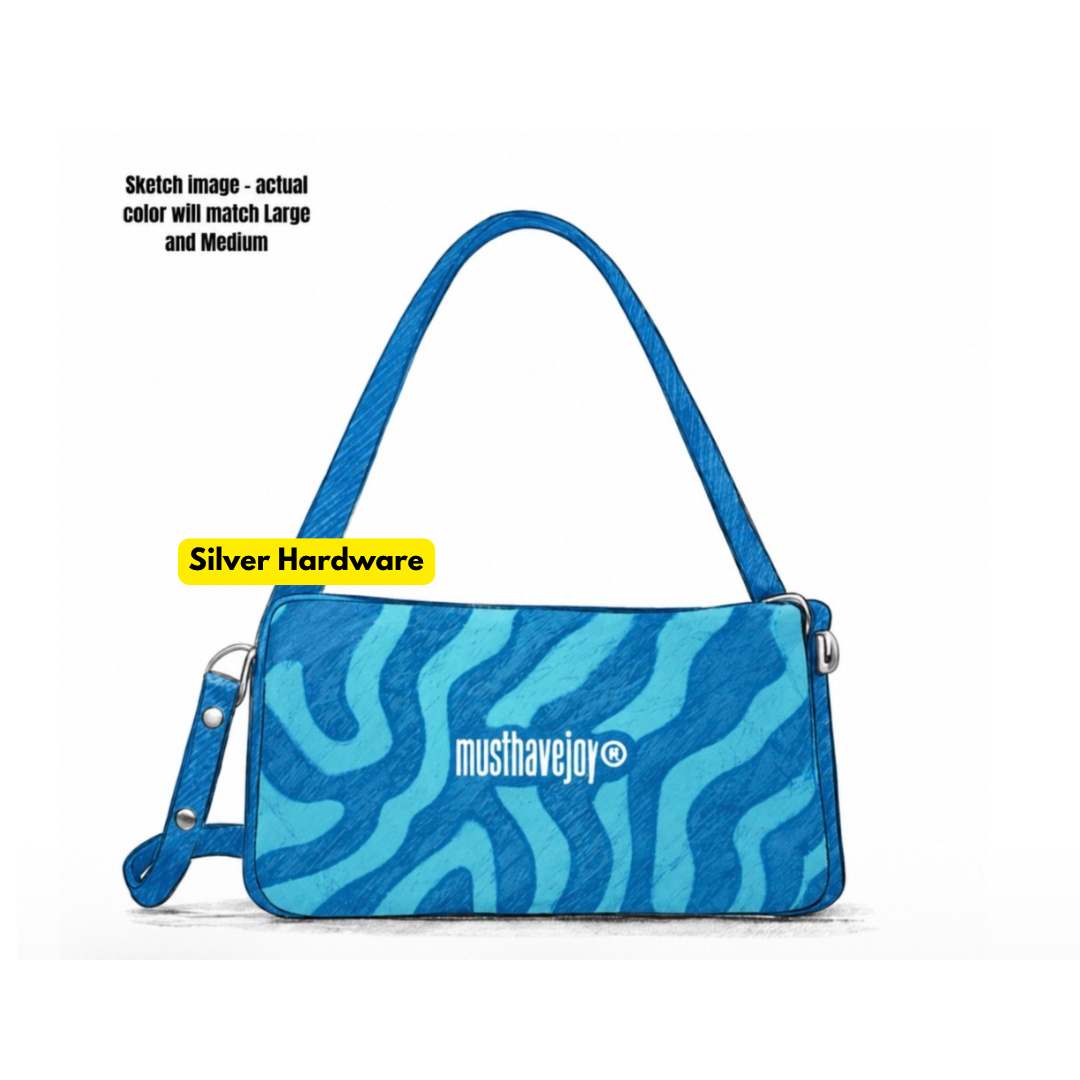 MINI MHJ Untamed Joy Zebra - Knit Bag