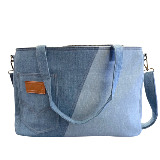 MHJ Double Denim Tote