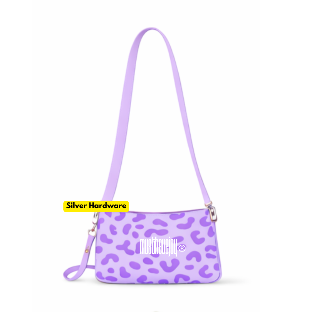MINI - MHJ Untamed Joy Leopard - Knit Bag