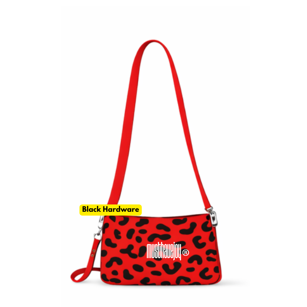 MINI - MHJ Untamed Joy Leopard - Knit Bag