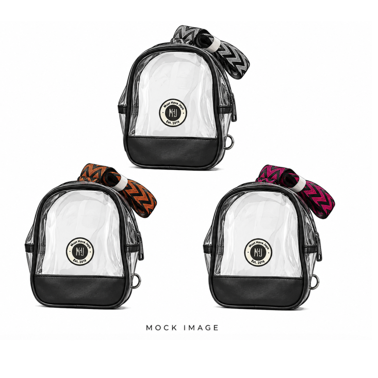 MHJ Clear Stadium Bag