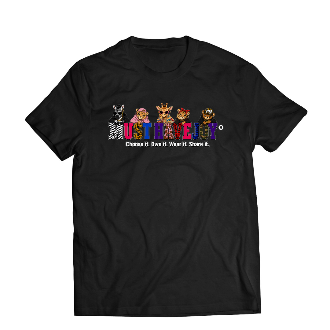 Must Have Joy Animal Print T-Shirt