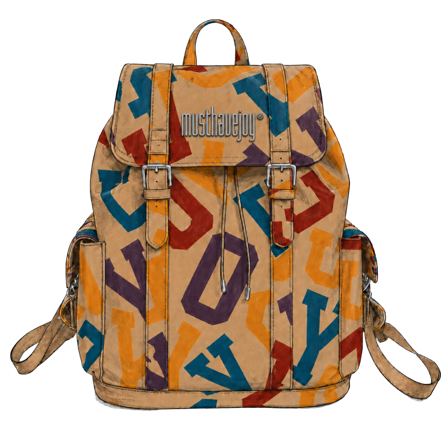 Big Letter Backpack