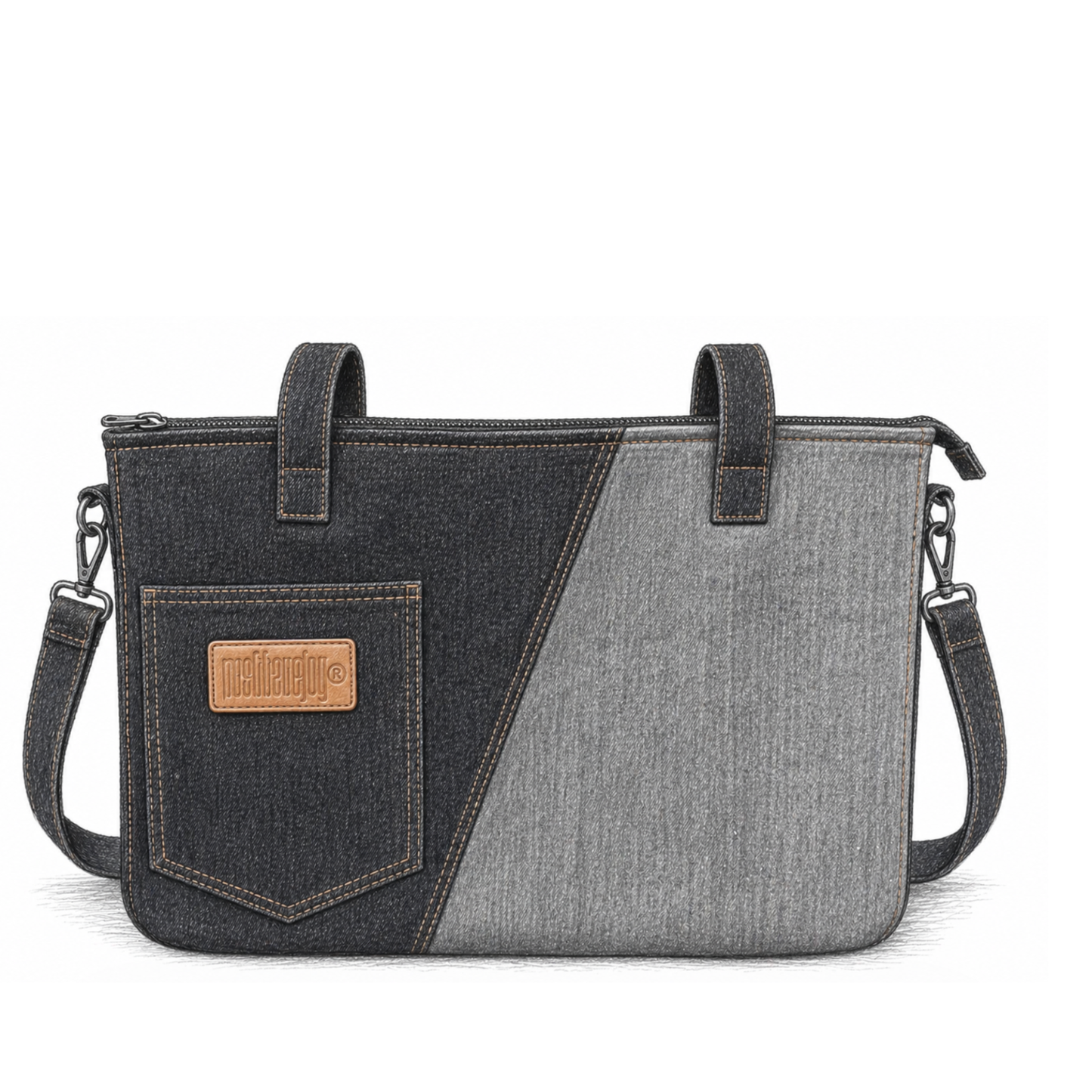 MHJ Double Denim Tote