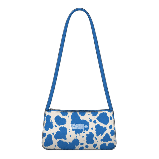 MINI MHJ Untamed Joy Cow Print - Knit Tote