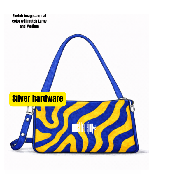 MINI MHJ Untamed Joy Zebra - Knit Bag