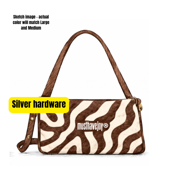 MINI MHJ Untamed Joy Zebra - Knit Bag