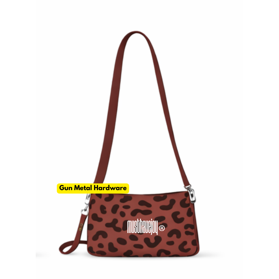 MINI - MHJ Untamed Joy Leopard - Knit Bag