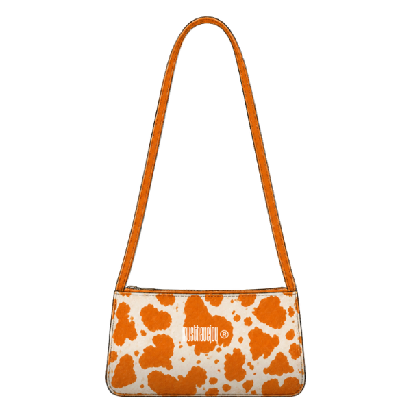 MINI MHJ Untamed Joy Cow Print - Knit Tote (Copy)