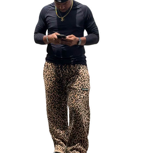 Joy on the Prowl Wide Leg Joggers
