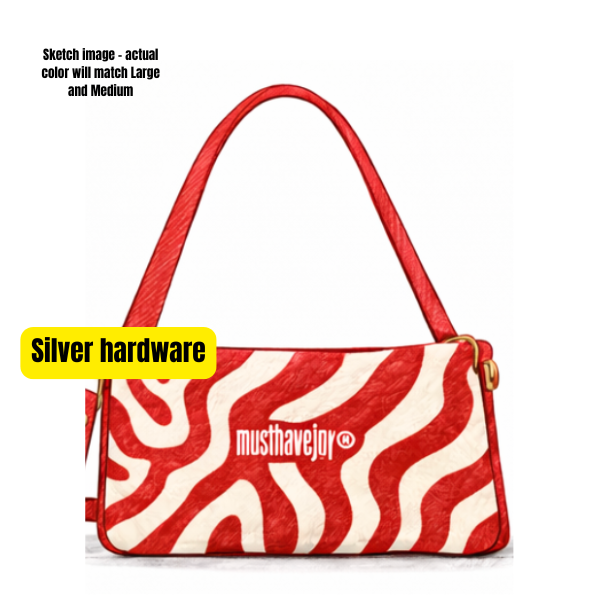 MINI MHJ Untamed Joy Zebra - Knit Bag