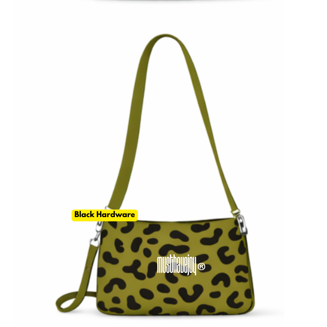 MINI - MHJ Untamed Joy Leopard - Knit Bag