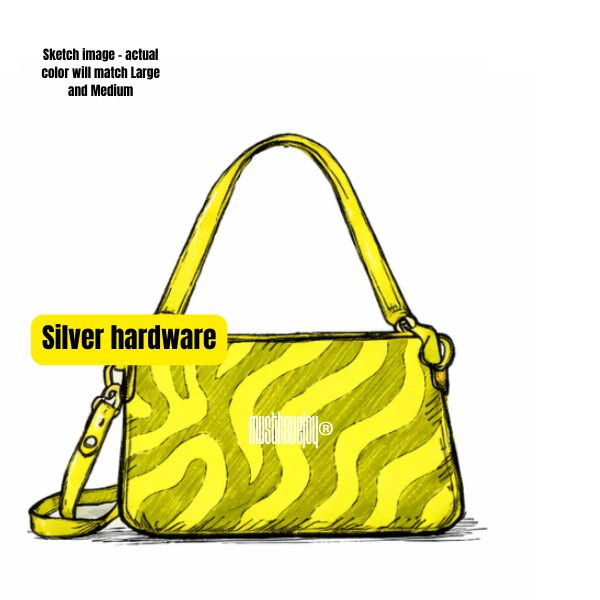 MINI MHJ Untamed Joy Zebra - Knit Bag