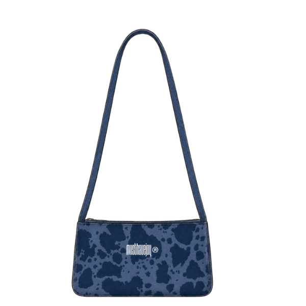 MINI MHJ Untamed Joy Cow Print - Knit Tote (Copy)