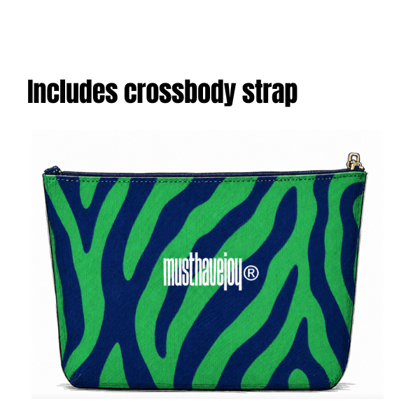 MINI MHJ Untamed Joy Zebra - Knit Bag