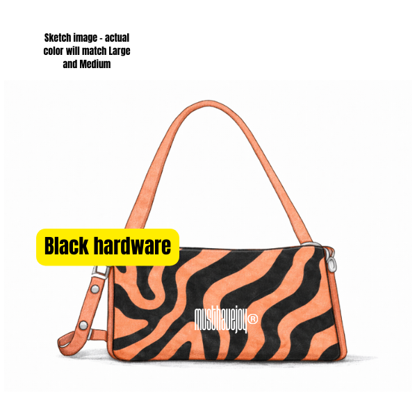 MINI MHJ Untamed Joy Zebra - Knit Bag