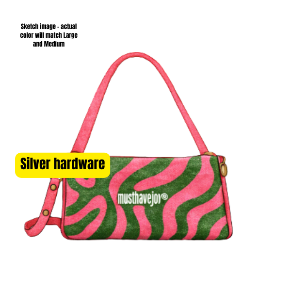 MINI MHJ Untamed Joy Zebra - Knit Bag