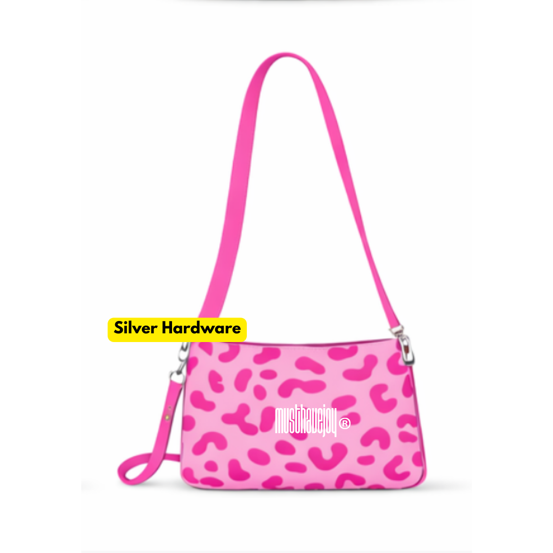MINI - MHJ Untamed Joy Leopard - Knit Bag
