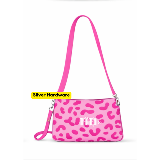 MINI - MHJ Untamed Joy Leopard - Knit Bag