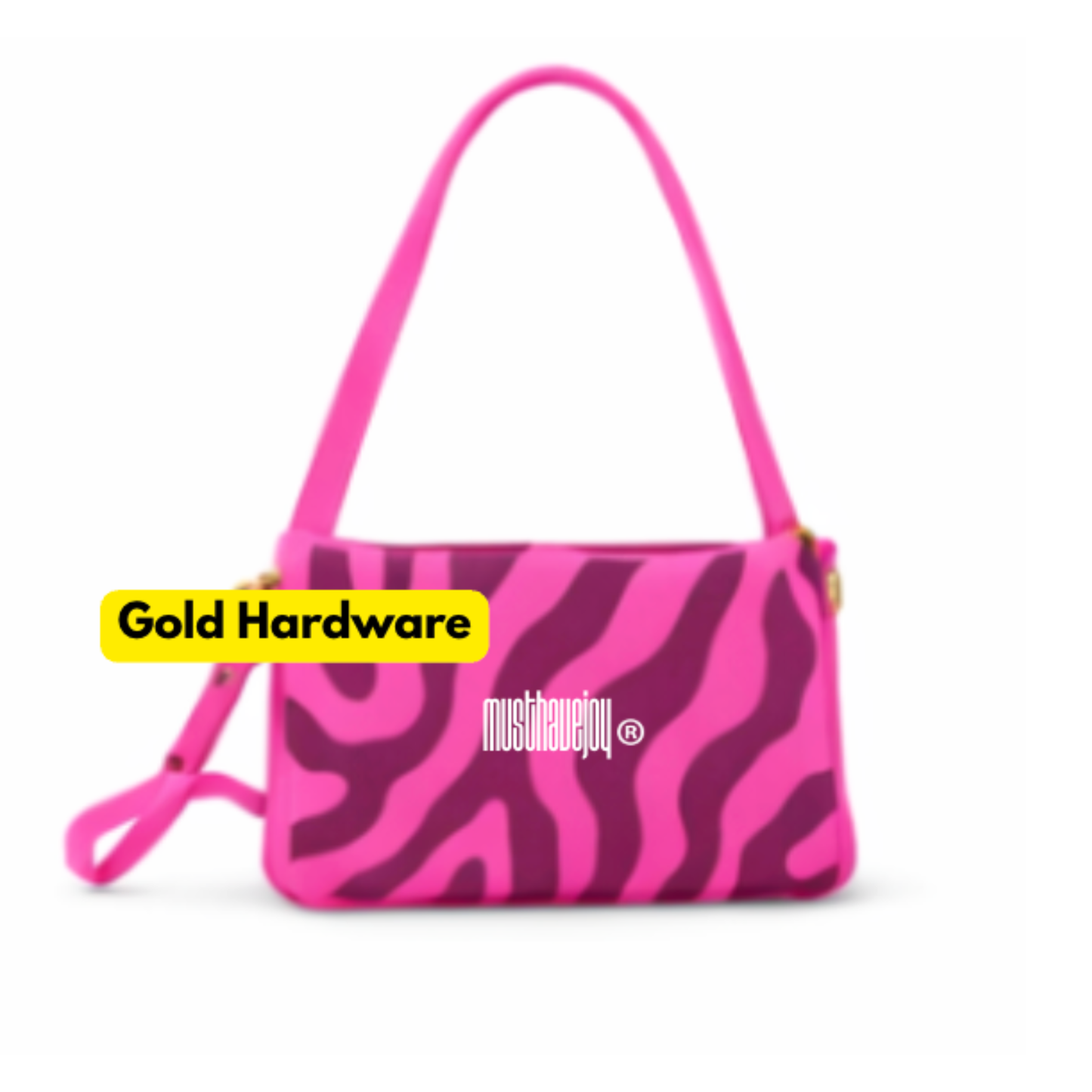 MINI MHJ Untamed Joy Zebra - Knit Bag