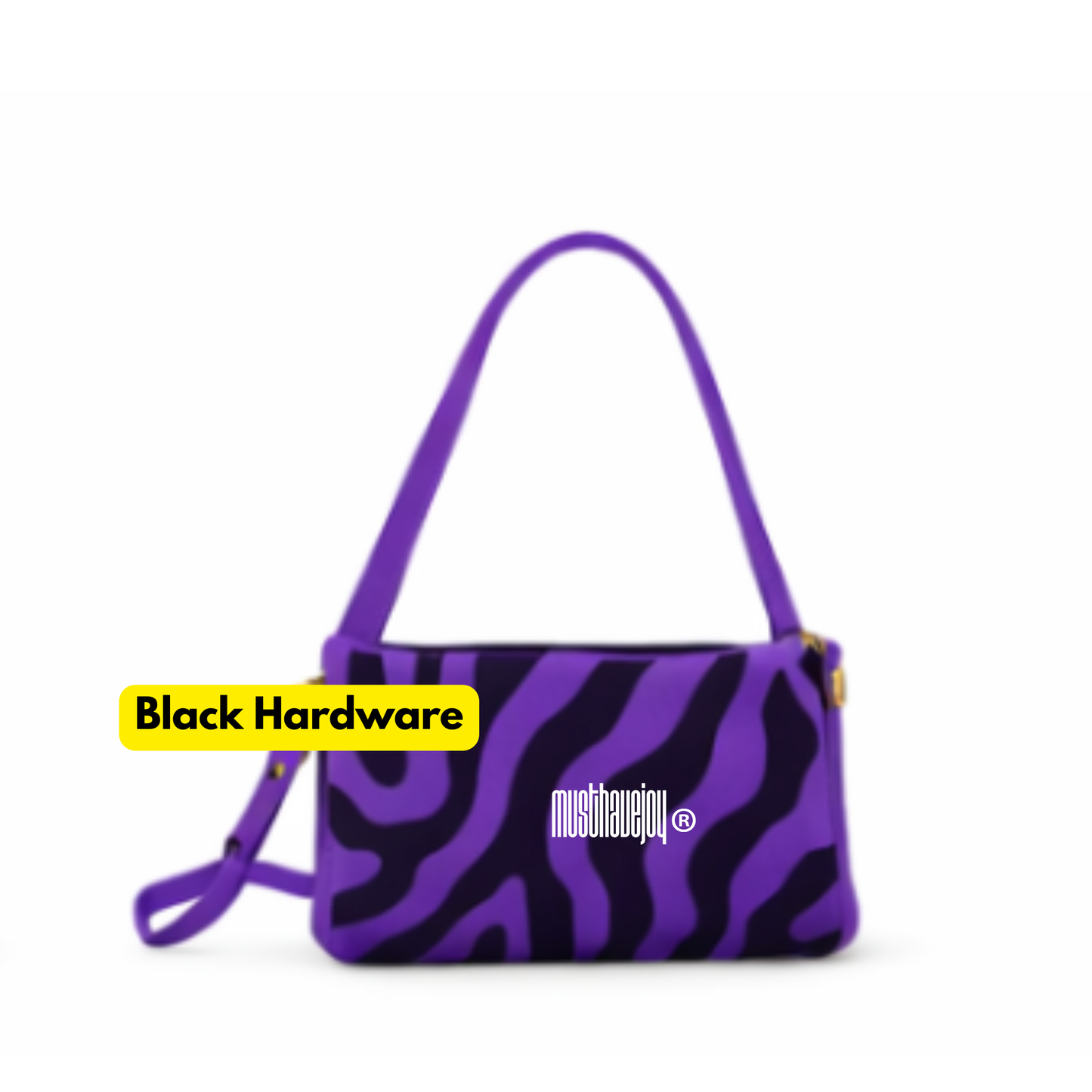 MINI MHJ Untamed Joy Zebra - Knit Bag