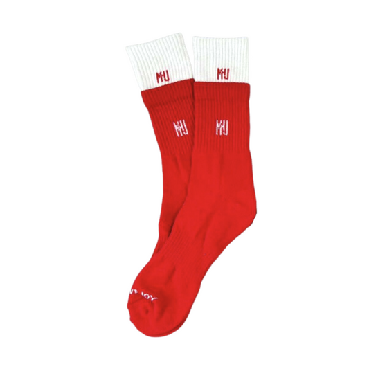 MHJ Red/White Double Socks