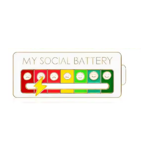 Social Battery (Pin)