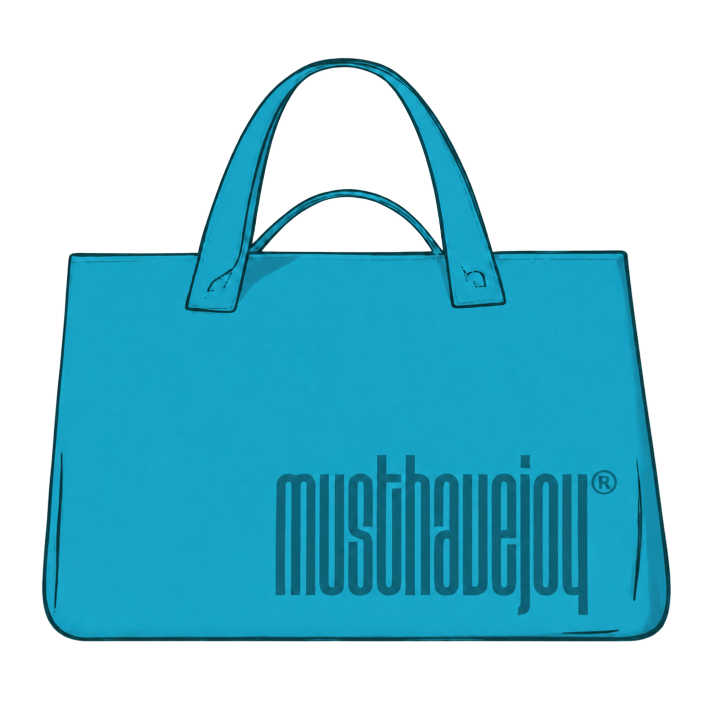 LARGE MHJ Untamed Joy Solid - Knit Tote