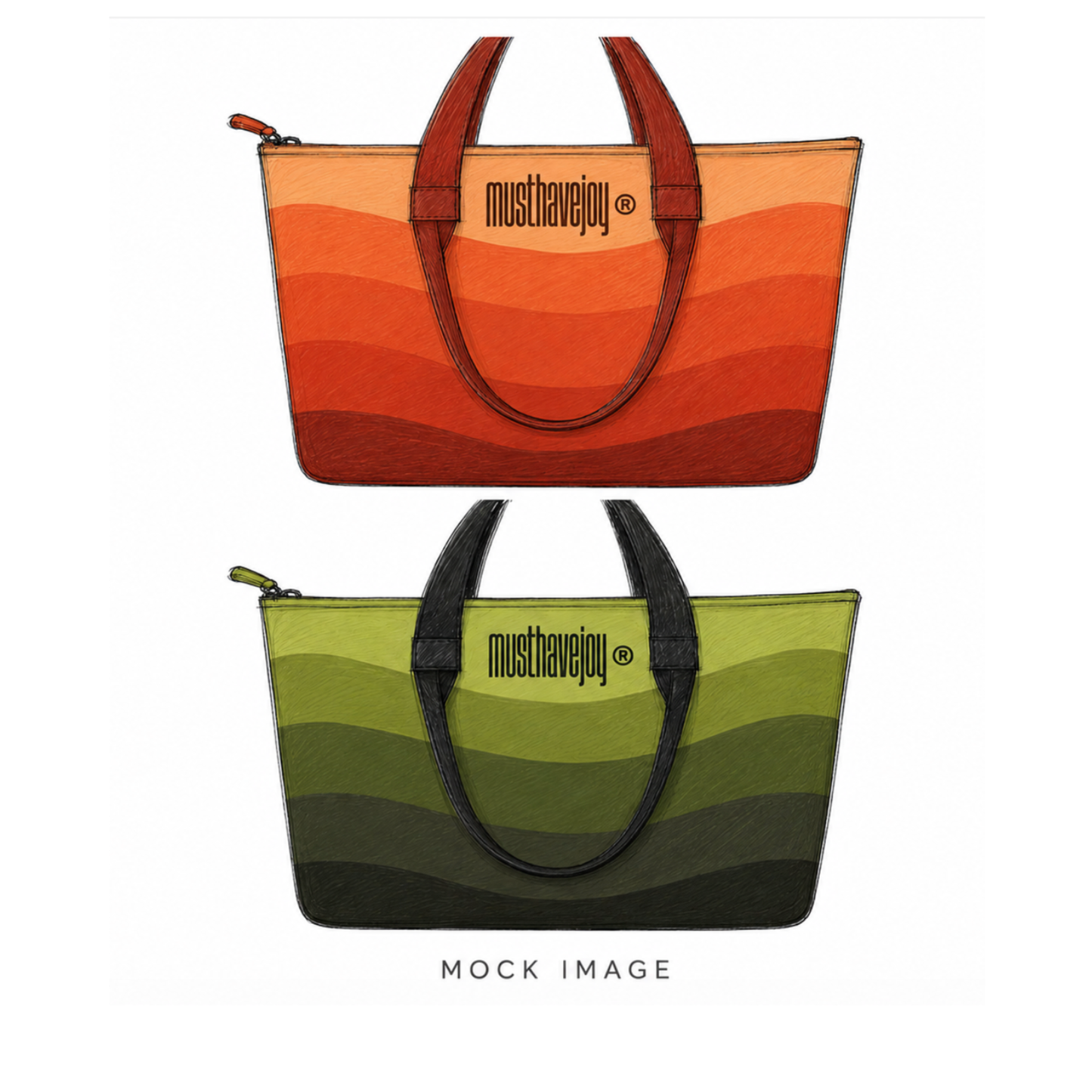 MED Wave Knit Tote