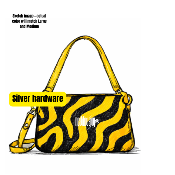 MINI MHJ Untamed Joy Zebra - Knit Bag