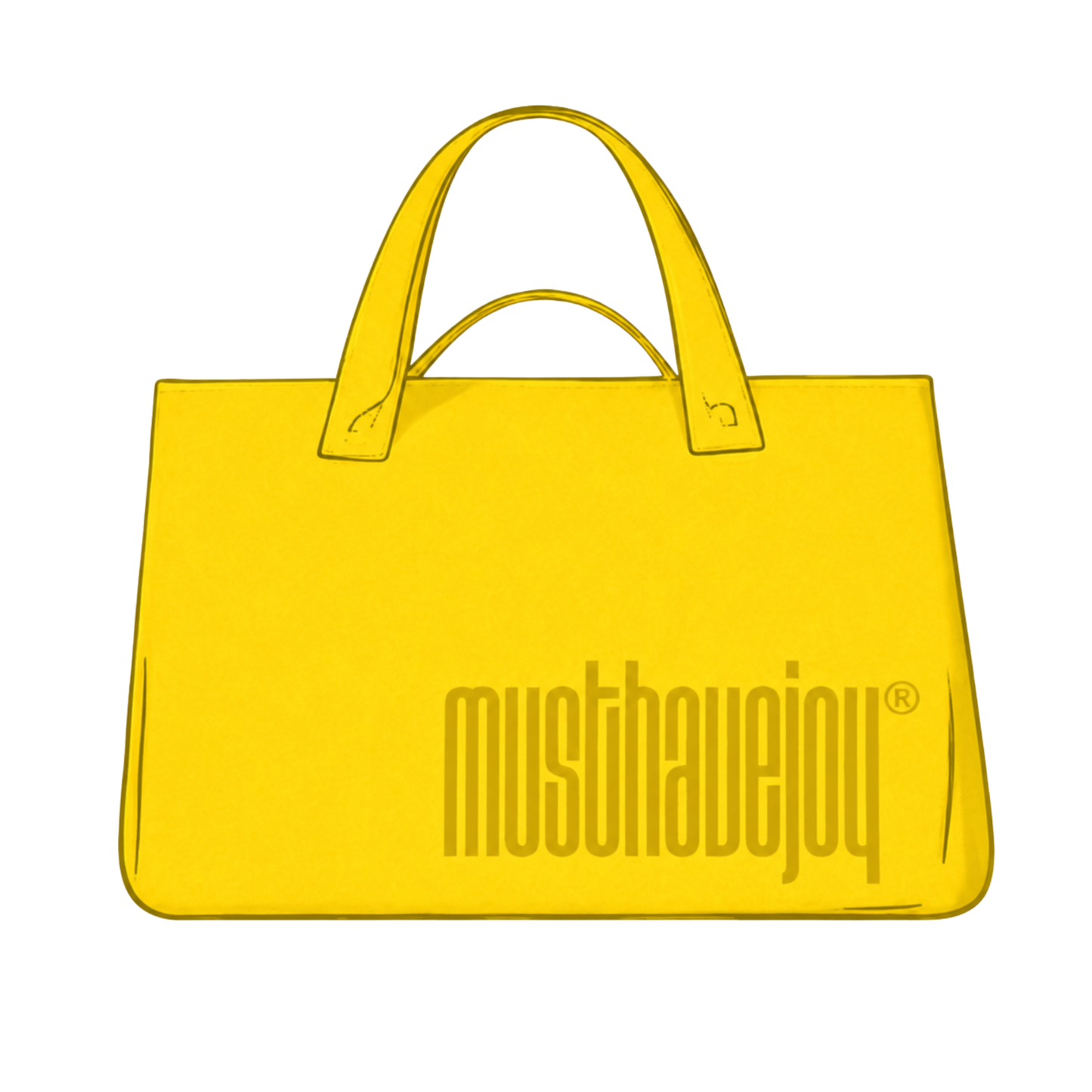 LARGE MHJ Untamed Joy Solid - Knit Tote